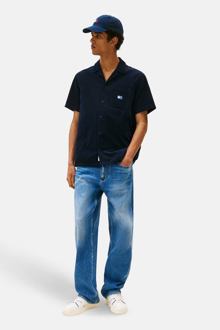 Chemise (manches courtes) Bleu - TOMMY JEANS