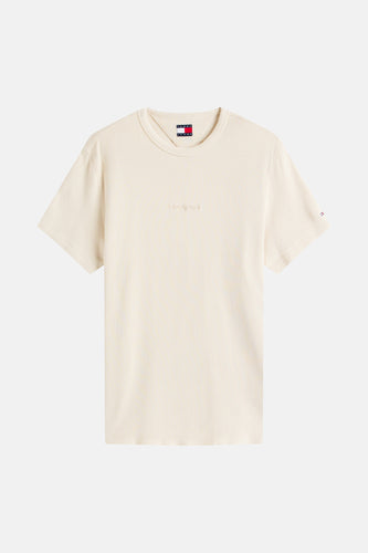 T-shirt à manches courtes - beige - TOMMY JEANS