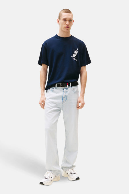 T-shirt (manches courtes) Bleu - TOMMY JEANS