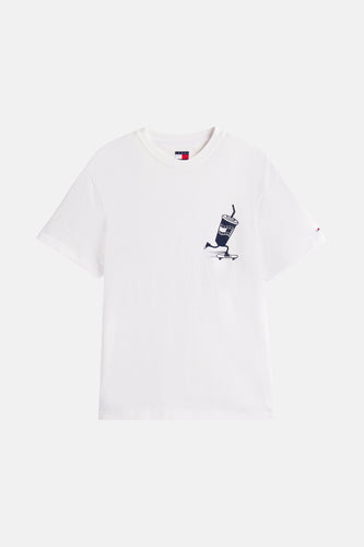 T-shirt à manches courtes - Blanc - TOMMY JEANS - 4