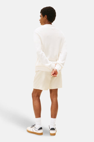 Pull à col rond - blanc - TOMMY JEANS