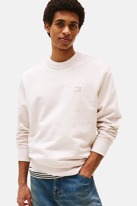 Sweat col O Écru - TOMMY JEANS