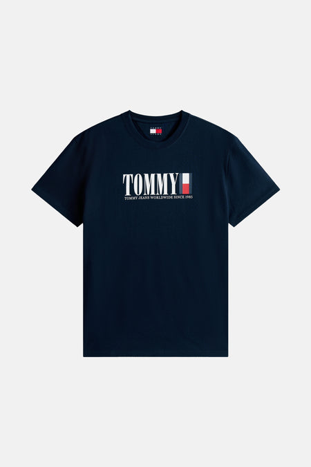 T-shirt (manches courtes) Bleu - TOMMY JEANS
