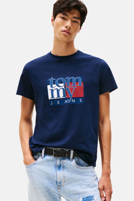 T-shirt (manches courtes) Bleu - TOMMY JEANS