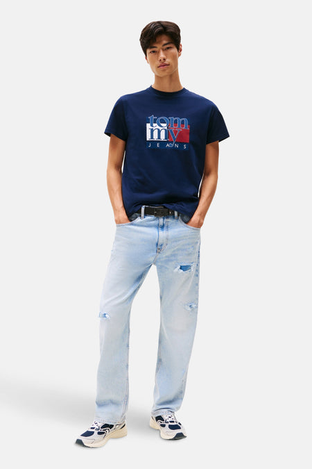 T-shirt (manches courtes) Bleu - TOMMY JEANS