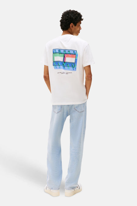 T-shirt (manches courtes) Blanc - TOMMY JEANS