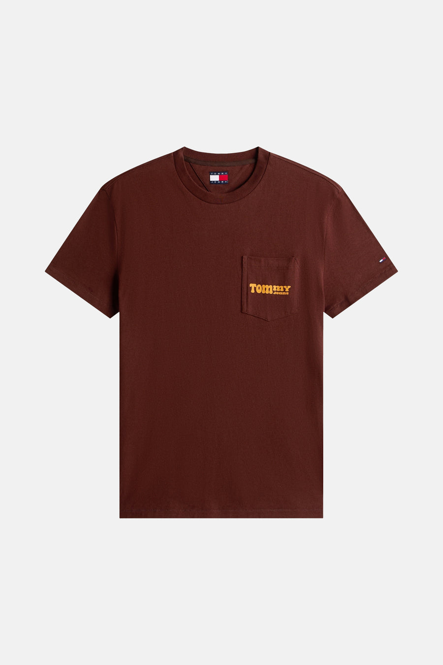 T-shirt à manches courtes - brun - TOMMY JEANS