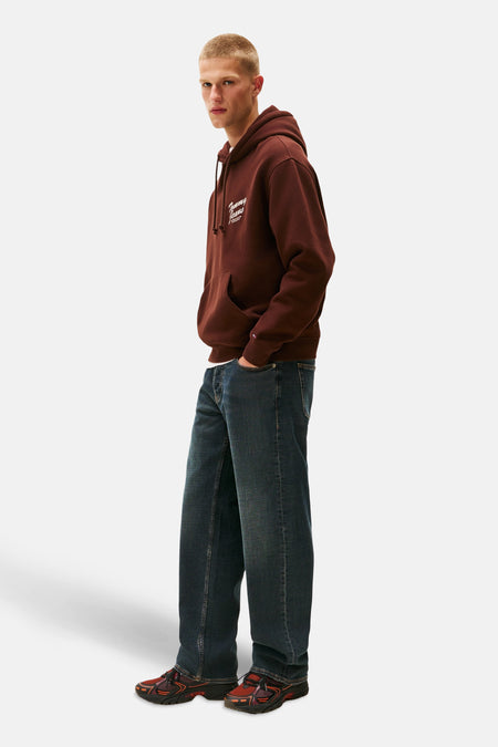 Sweat à capuche brun - TOMMY JEANS