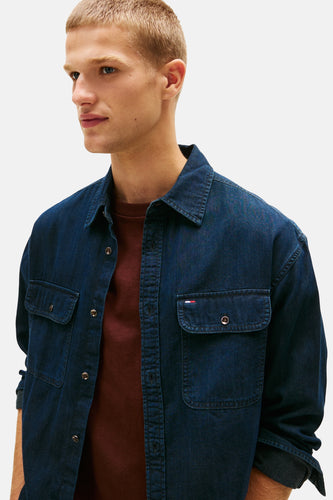 Chemise en jean - dark blue denim - TOMMY JEANS