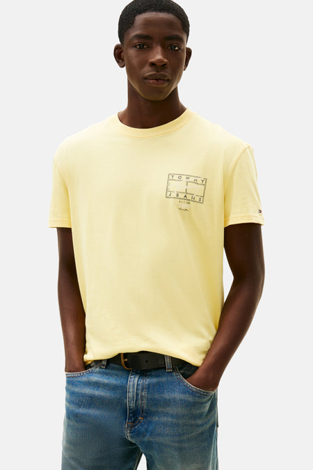 T-shirt à manches courtes - jaune