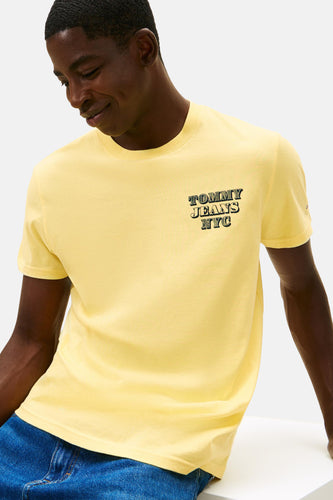 T-shirt (manches courtes) jaune - TOMMY JEANS - TOMMY JEANS - 5