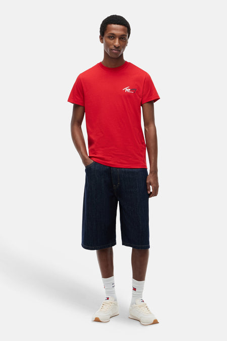 T-shirt (manches courtes) rouge - TOMMY JEANS