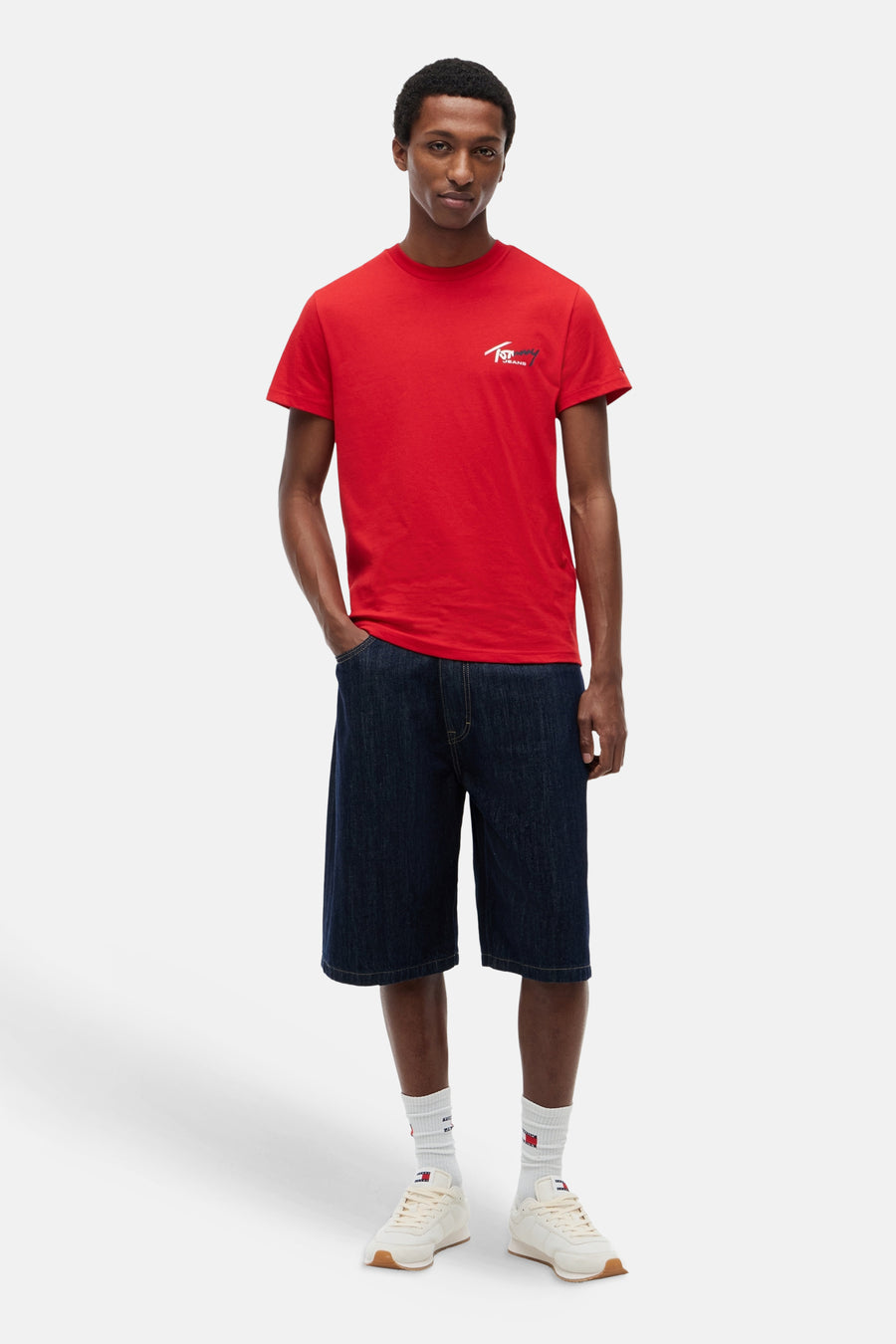 T-shirt (manches courtes) rouge - TOMMY JEANS
