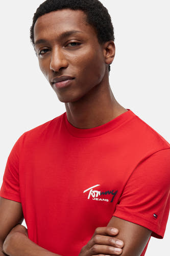 T-shirt (manches courtes) rouge - TOMMY JEANS