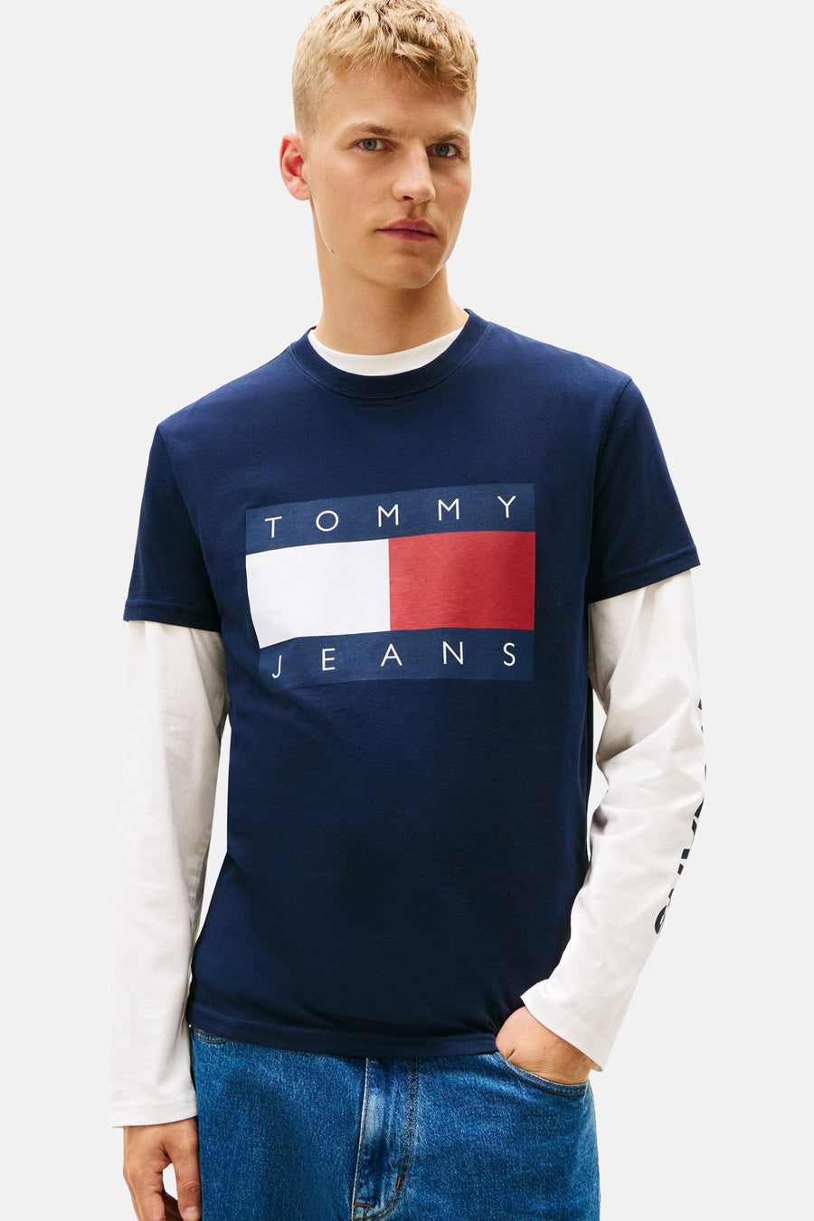 T-shirt (manches courtes) bleu - TOMMY JEANS - TOMMY JEANS