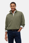 Sweat col O vert - TOMMY JEANS