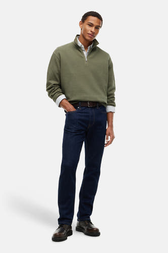 Sweat col O vert - TOMMY JEANS