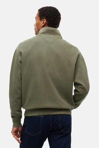 Sweat col O vert - TOMMY JEANS