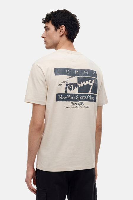 T-shirt (manches courtes) beige - TOMMY JEANS