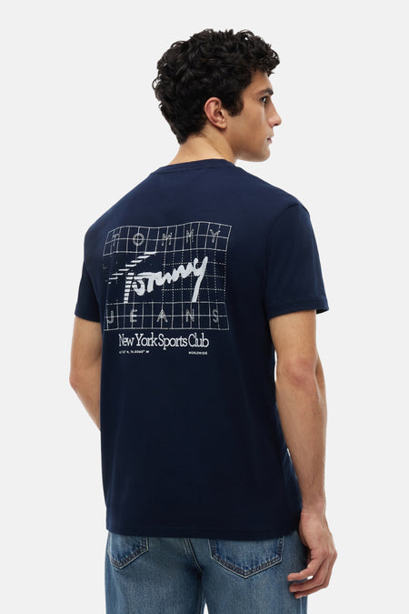 T-shirt (manches courtes) bleu - TOMMY JEANS