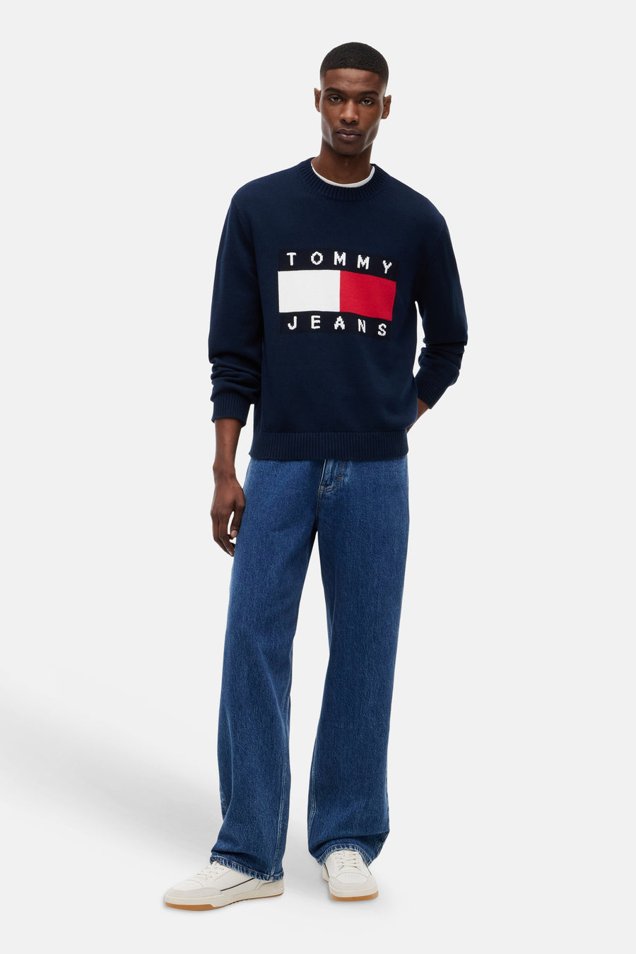 Pull col O bleu - TOMMY JEANS