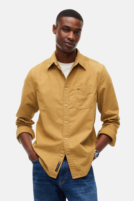 Chemise à manches longues - beige