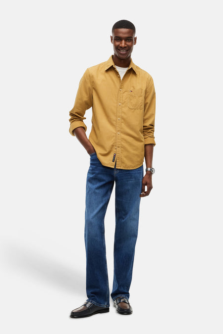 Chemise à manches longues - beige