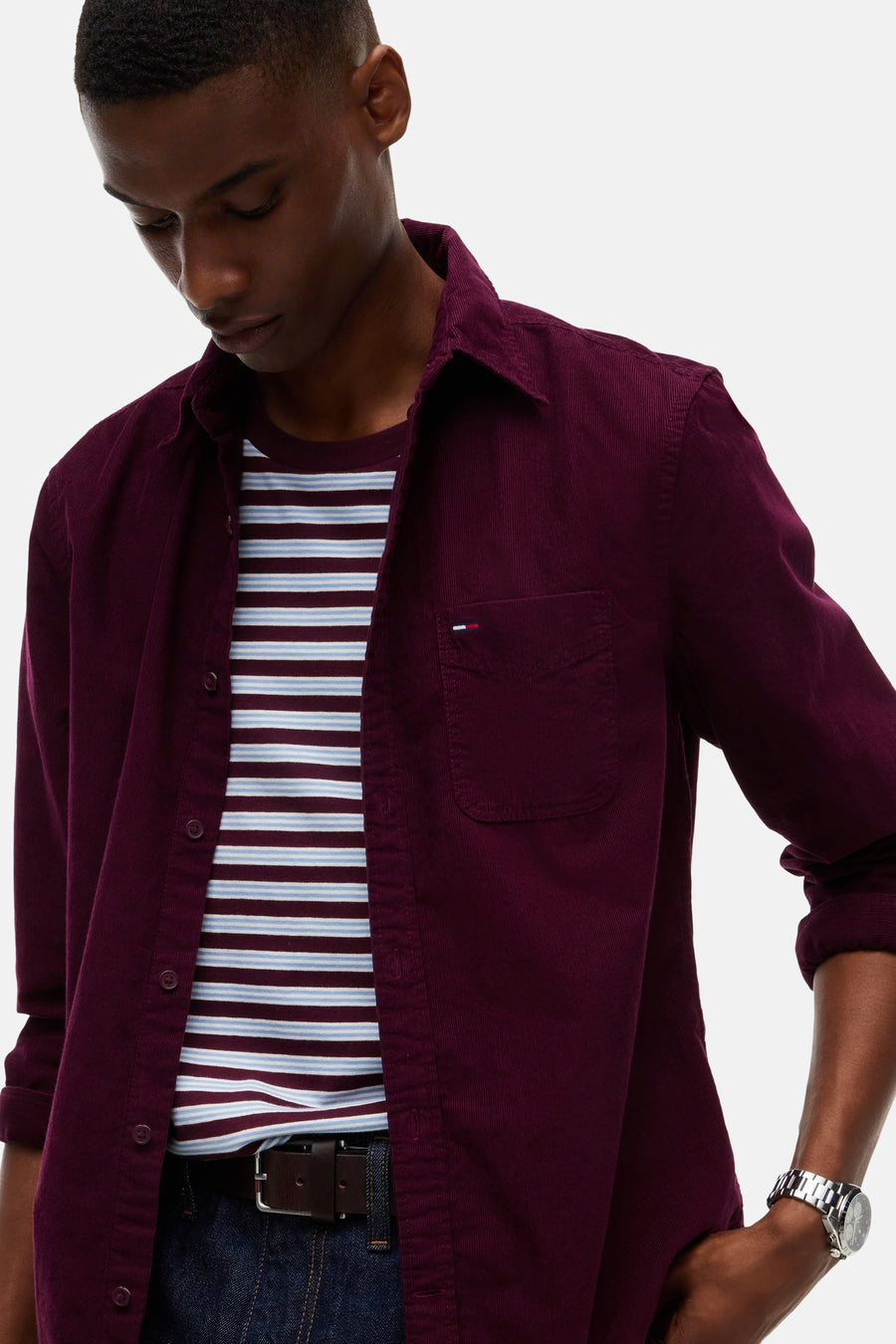 Chemise à manches longues - Mauve