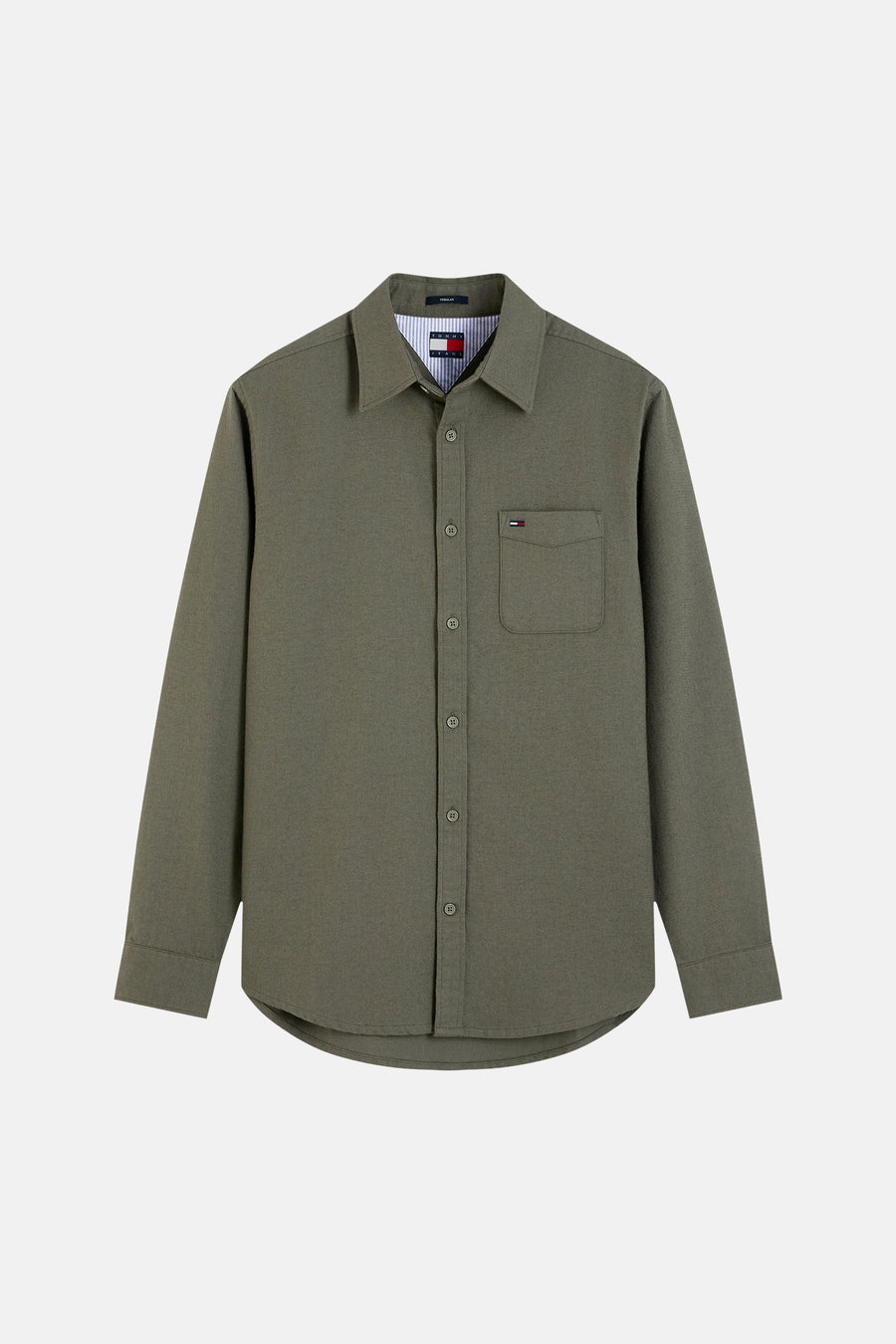 Chemise (manches longues) vert - TOMMY JEANS