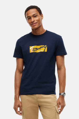 T-shirt (manches courtes) bleu - TOMMY JEANS