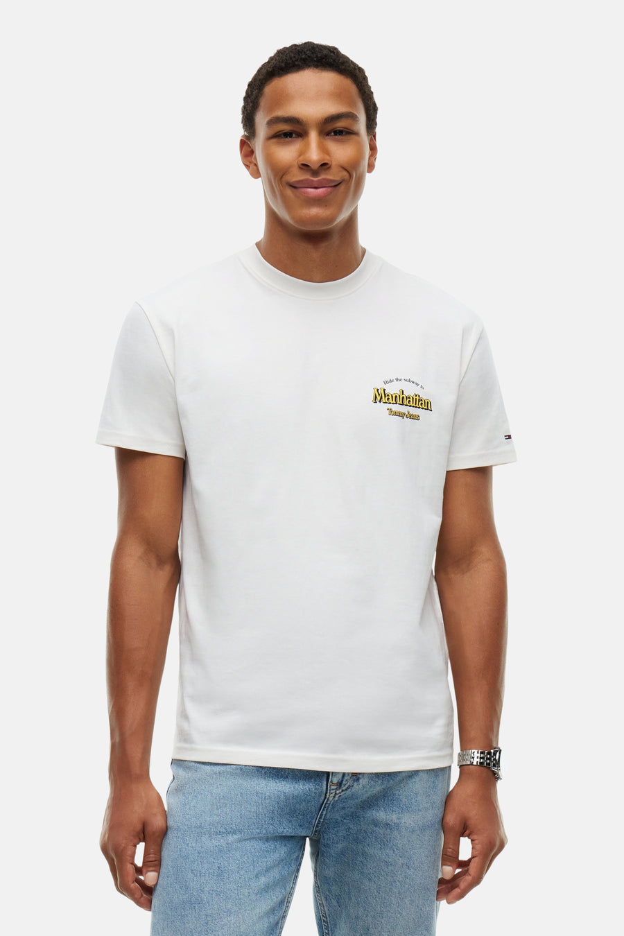 T-shirt (manches courtes) blanc - TOMMY JEANS