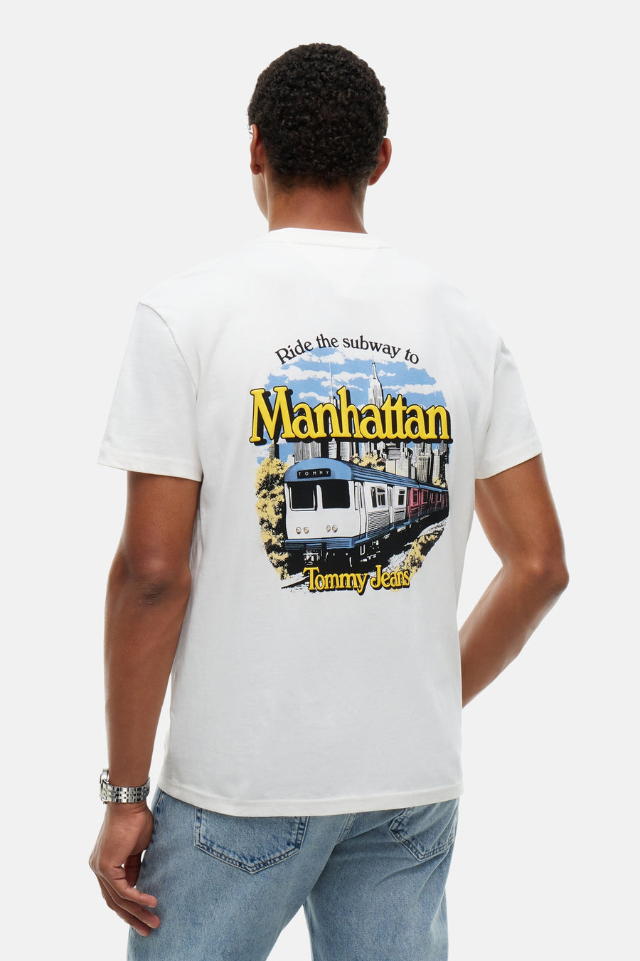 T-shirt (manches courtes) blanc - TOMMY JEANS