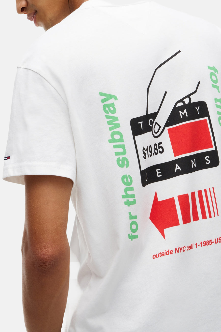 T-shirt (manches courtes) Écru - TOMMY JEANS