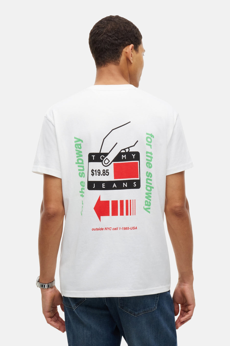 T-shirt (manches courtes) Écru - TOMMY JEANS