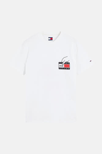 T-shirt (manches courtes) Écru - TOMMY JEANS
