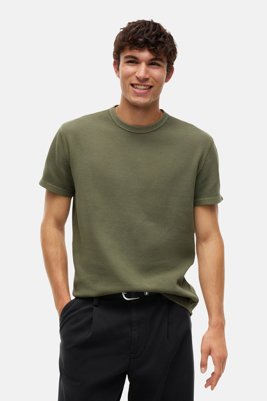 T-shirt (manches courtes) vert - TOMMY JEANS