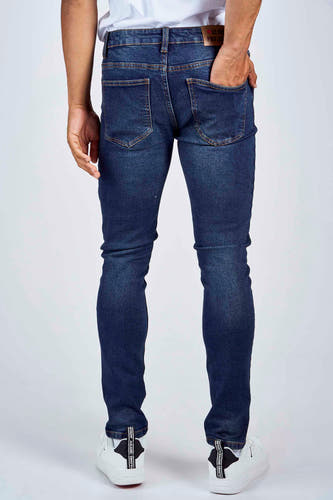 Jean slim - denim bleu moyen