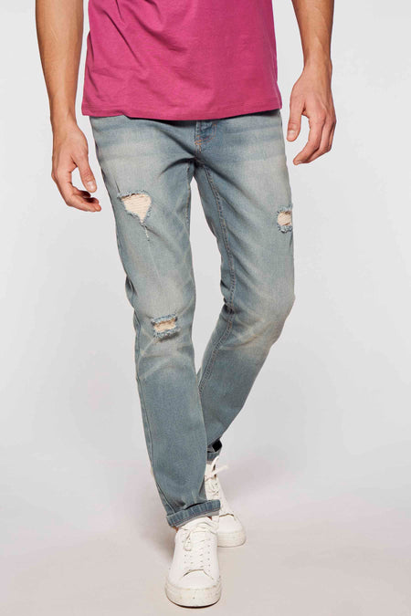 Jeans slim Light blue denim - DENIM PROJECT