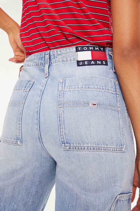 Jean &agrave; coupe droite - bleu