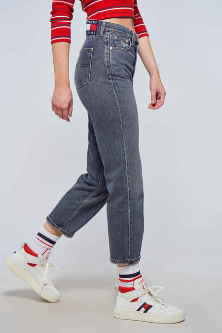 Jeans straight Mid grey denim - TOMMY JEANS