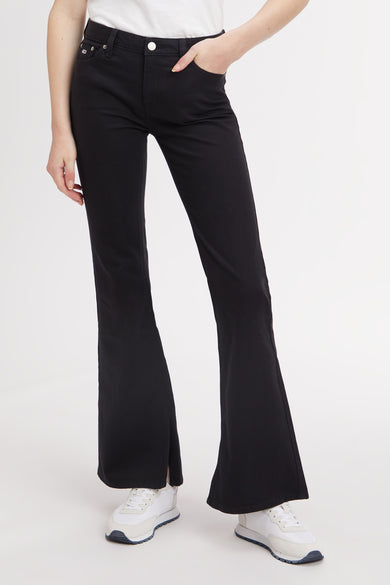 Jean &eacute;vas&eacute; - noir