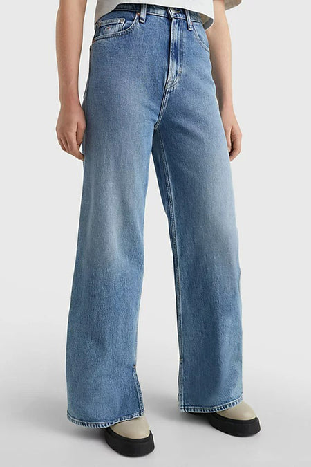Jean large - denim bleu clair
