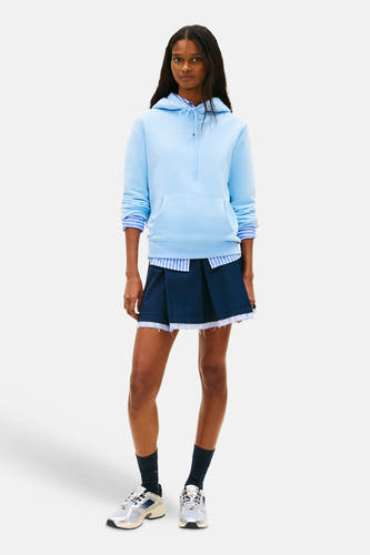 Sweat à capuche - bleu