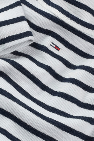 Top uni manche courte Bleu - TOMMY JEANS