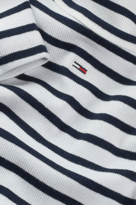Top uni manche courte Bleu - TOMMY JEANS