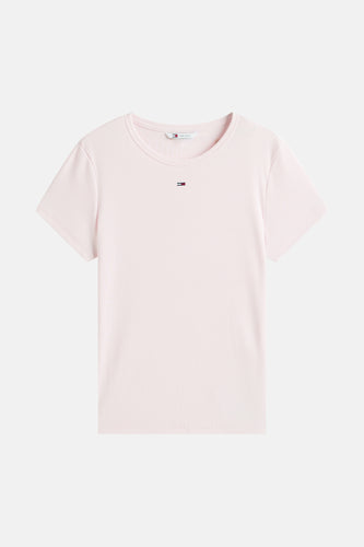 Top uni manche courte rose - TOMMY JEANS - TOMMY JEANS