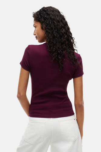 T-shirt à manches courtes - Mauve