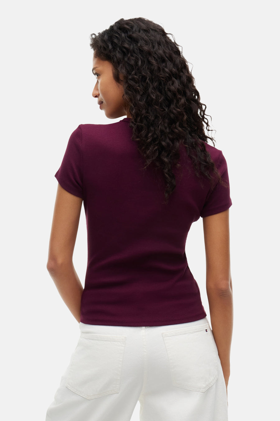 T-shirt à manches courtes - Mauve