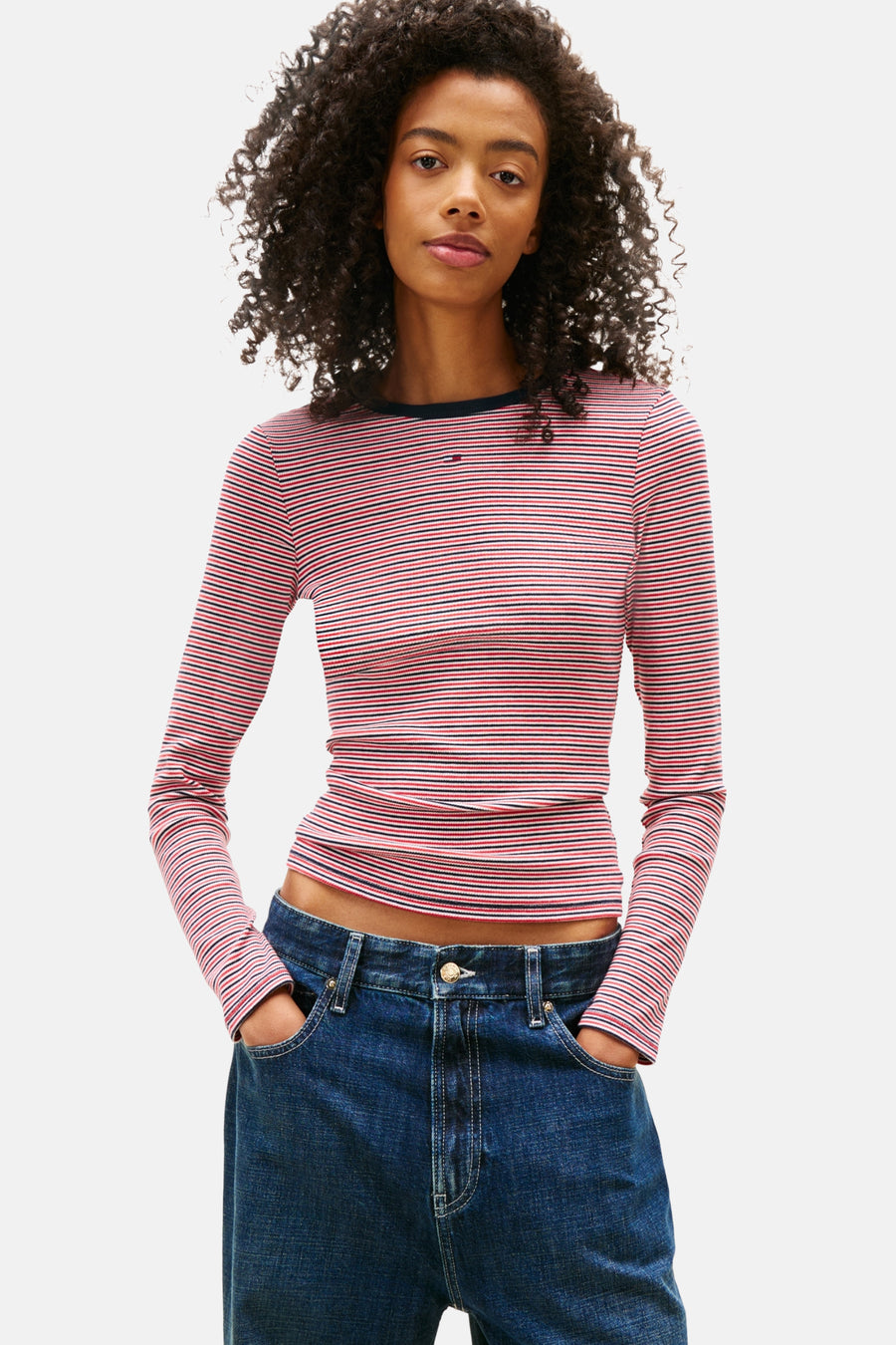 T-shirt à manches longues - multicolore - TOMMY JEANS