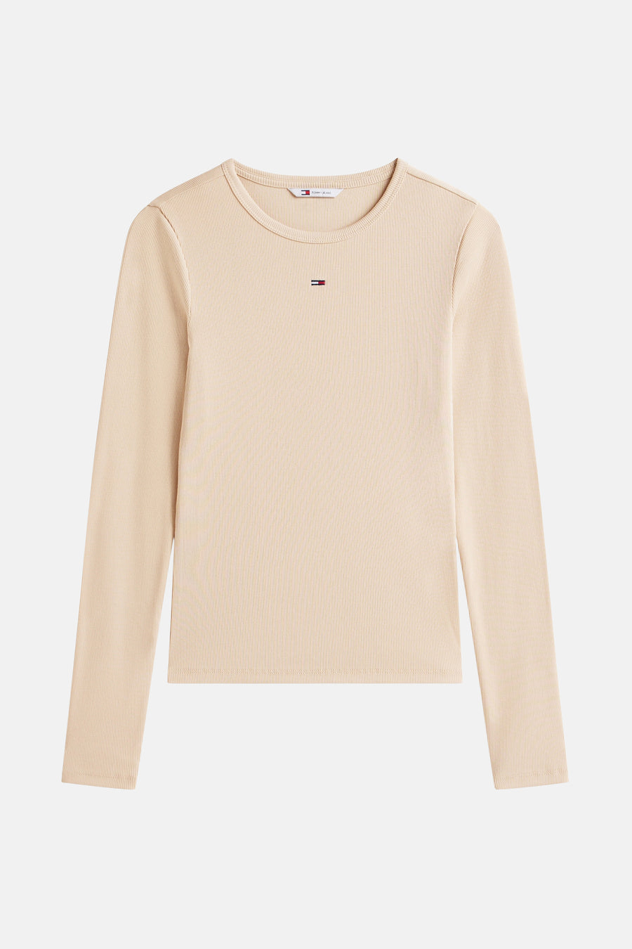 Top uni manche longue beige - TOMMY JEANS - TOMMY JEANS